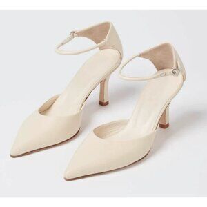 AEYDE Selma cream leather color Pointed Toe Pump Women SIZE EU 38.5/US 7.5
